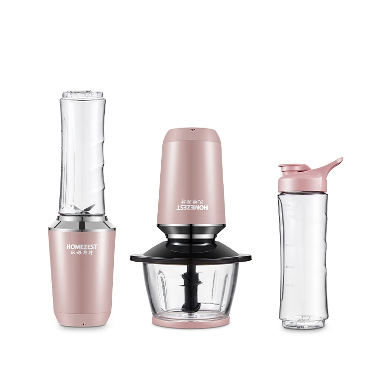 Блендер и измельчитель для мяса Homezest MJ6601B 2 в 1 с пластиковым корпусом