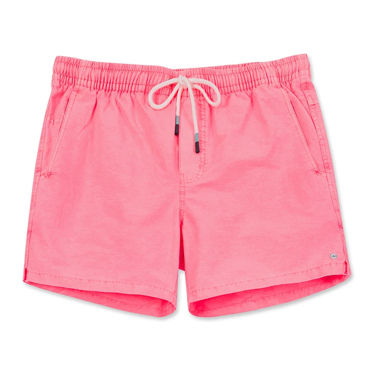 stripe swim trunk Custom Vintage Solid Swim Trunks Swim Shorts Men OEM Service Adults Quick Dry Breathable Support Nylon / Cotton