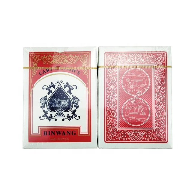 China manufacturer customized printing playing cards game PVC plastic poker card game