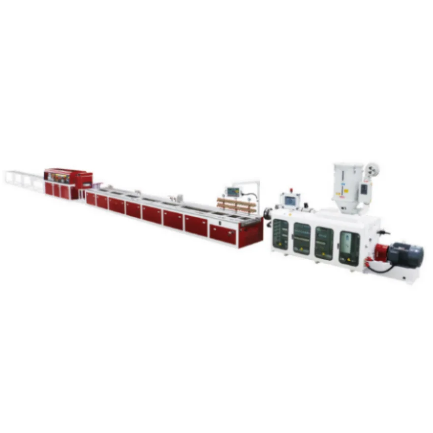 PVC HDPE PE plastic water hydraulic extruder 16-63mm double pipe making machine price for sale