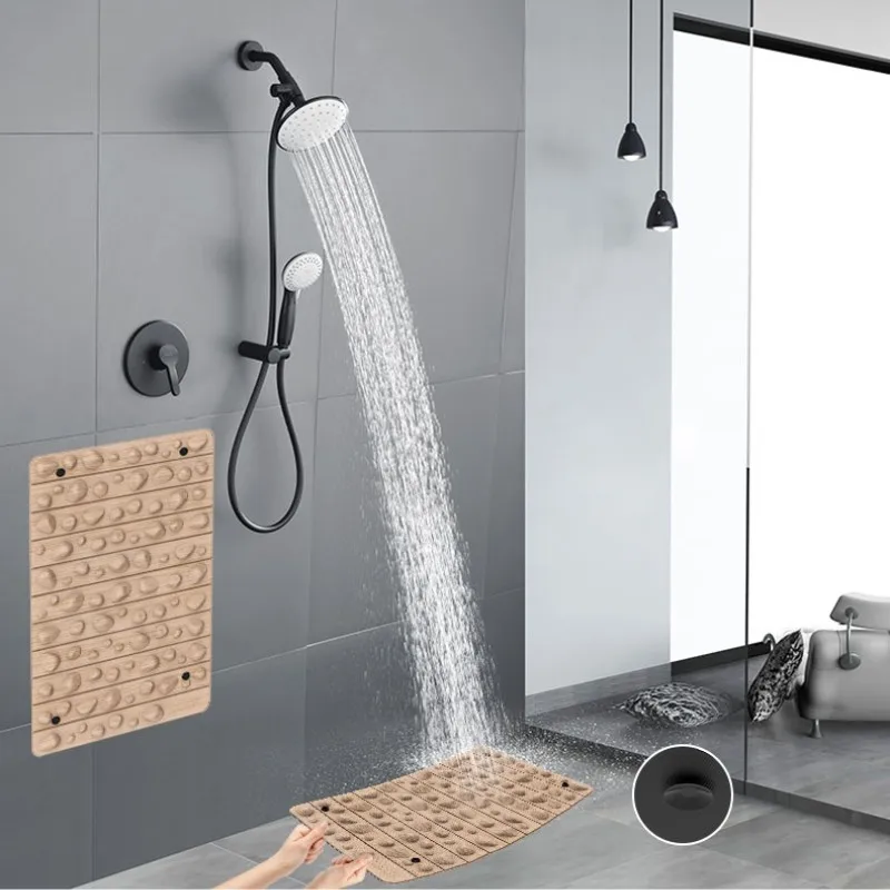 Hot Sale Pain Relief Price Big Eco Non-slip Foot Bath Spa Air Bubble Massage Mat With Nodes