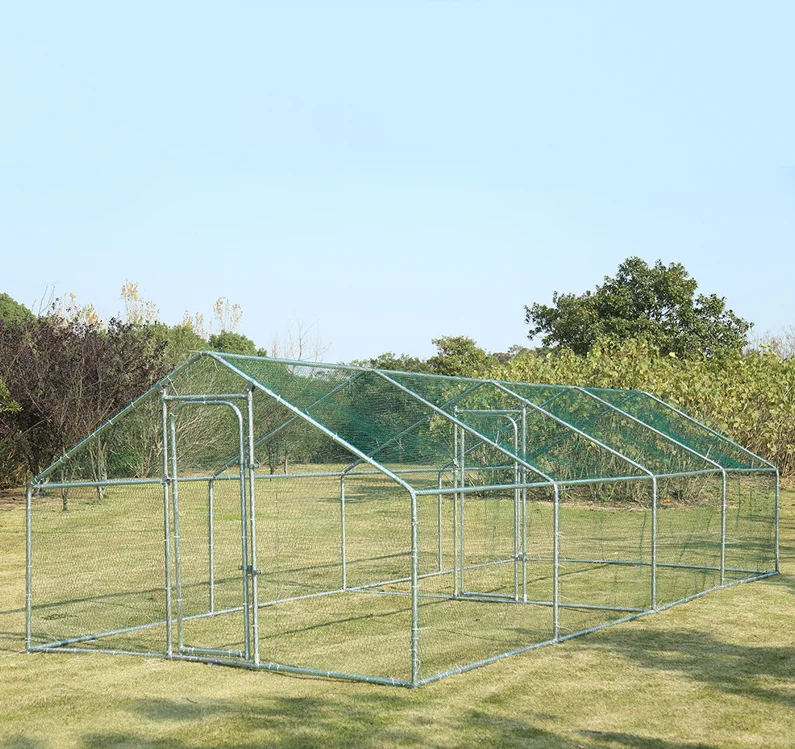 3Mx6M Metal Chicken Run Walk in Cage Poultry Pet Coop for Dog Rabbit Hen House Pen