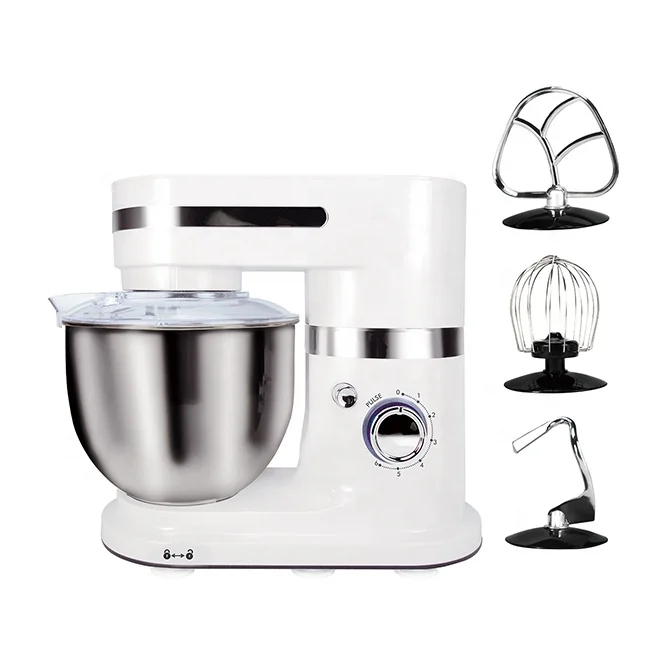 
700W 4L entry level blue LED lights stand mixer, food processor, kitchen machine 