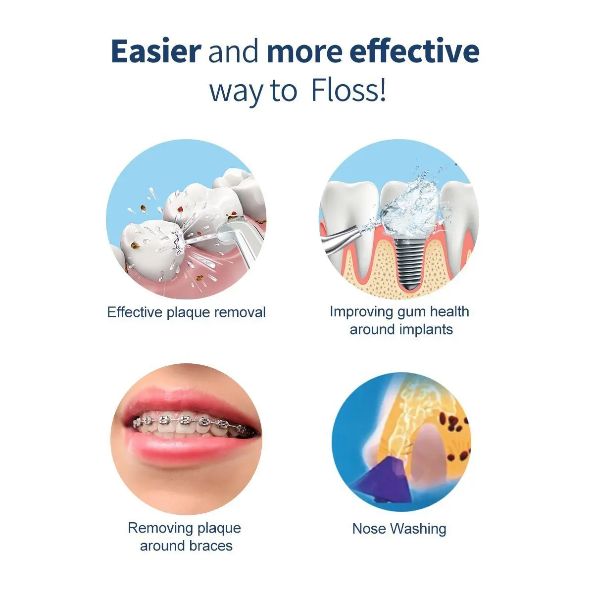 Jetpik JP50 solo Portable water flossing Toothbrush Oral Irrigator