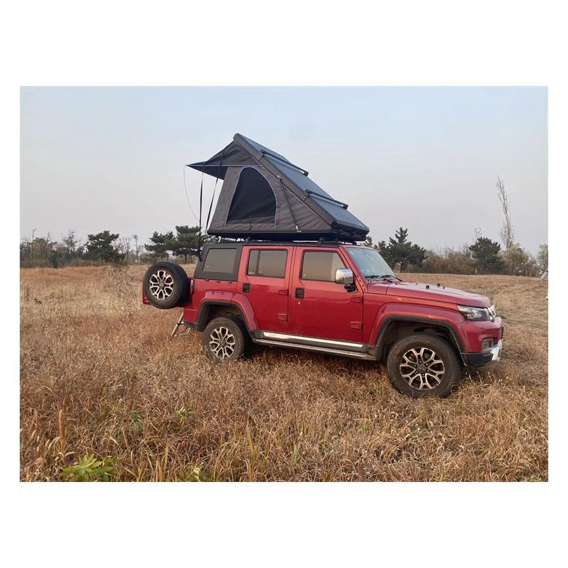 Hard Shell Aluminium Triangle Roof Camper Trailer Mini Roof Top Tent