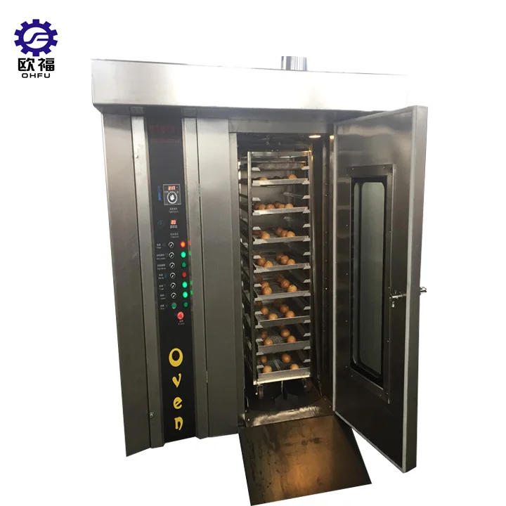 Commercial High Quality Rotary Oven With Electric Heating Bread Cake Baking Oven Industrial Bakery Rotary Rack Oven for Hotels