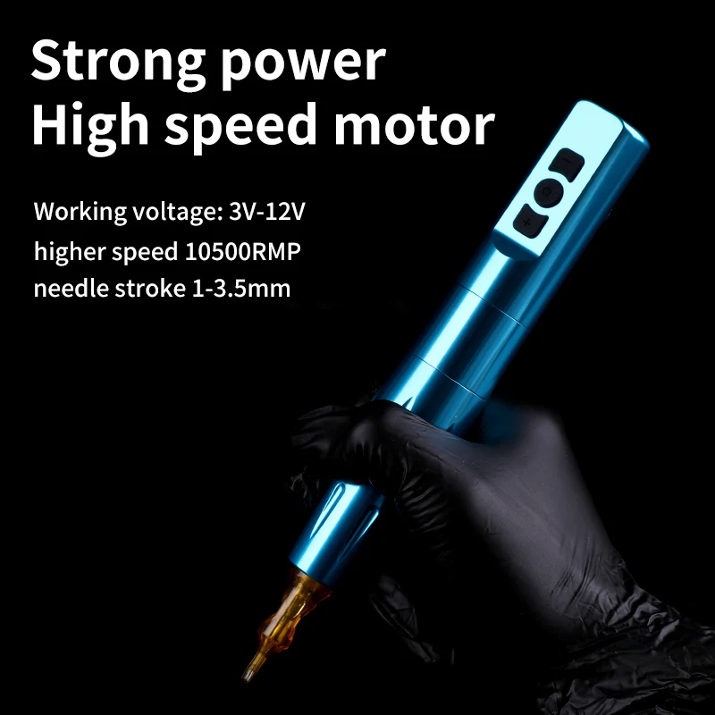 Y13 Wireless Tattoo Pen Battery Inside Magnetic Suction Stable Power for Tattoo & Permanent make up Machine Pen