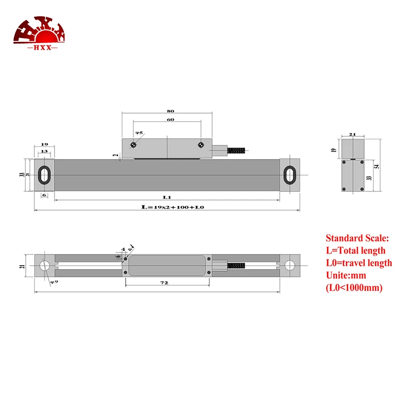 Новые измерительные приборы Hxx GCS898 TTL/EIA-422 5u 50-1000 мм Оптический линейный кодировщик/магнитный кодировщик