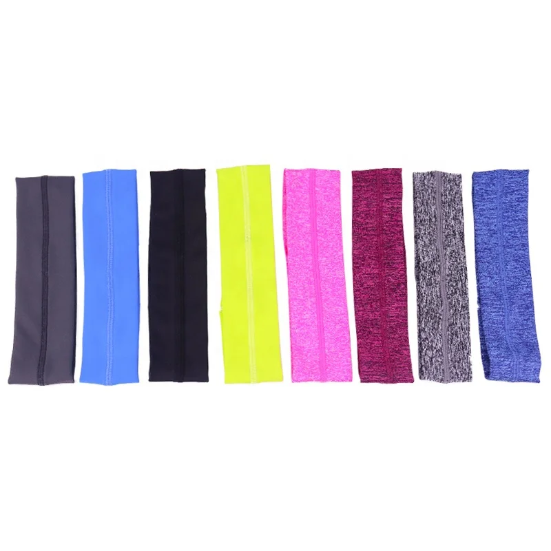 Wholesale Cycling Yoga Absorbent Men Hair Bands Running Custom Sweat Absorb Sport Sweatband Headband