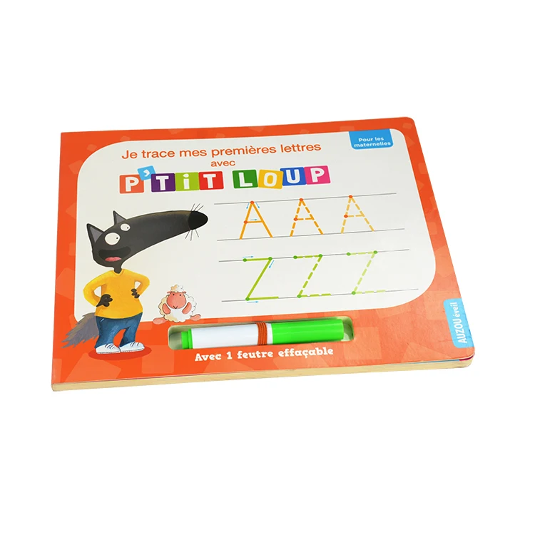 Professional manufacturer customized kids hardcover cut out board book educational activity lift flap books