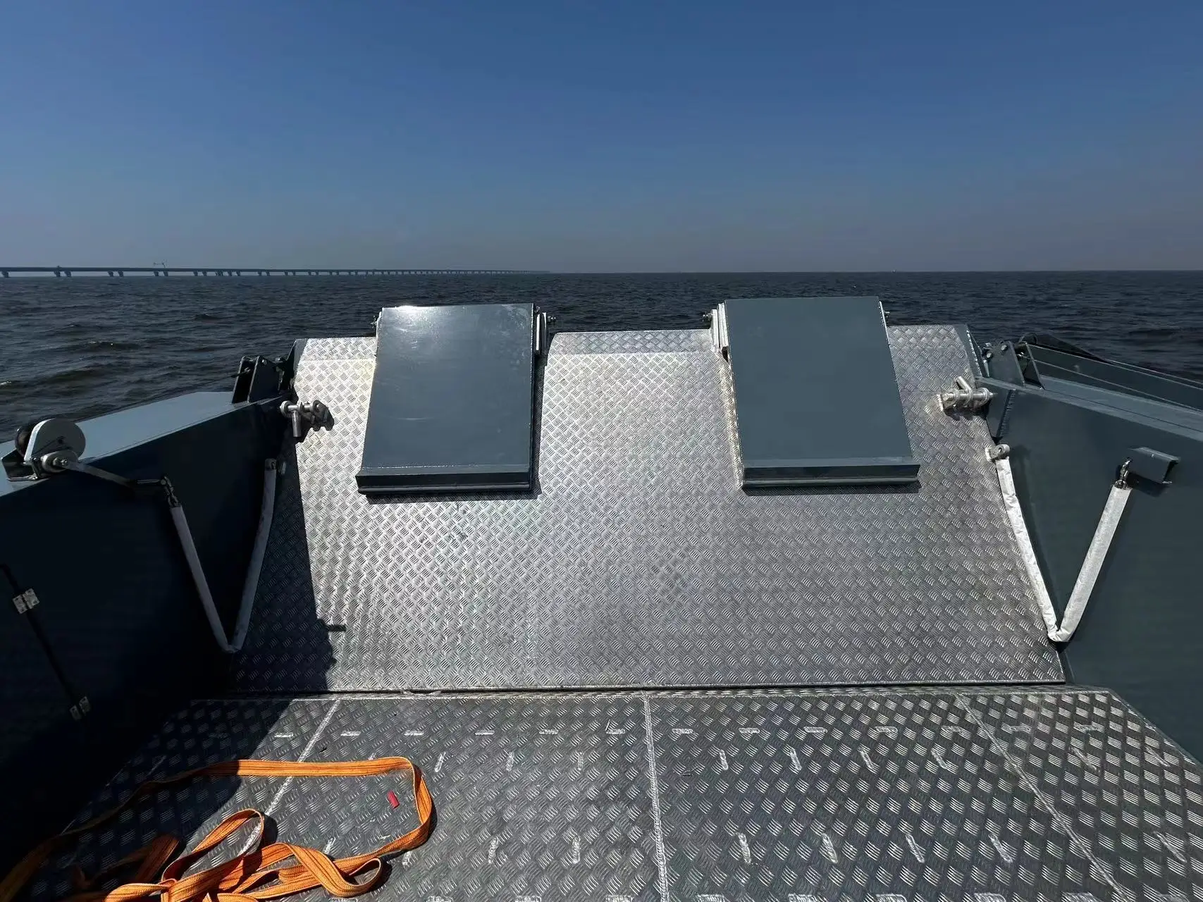 14x5m Landing Craft Double-Deck Cockpit working boat Barge for sale