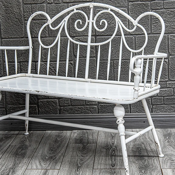 
Metal Furniture Antique White Metal Chair for Restaurant Cafe 
