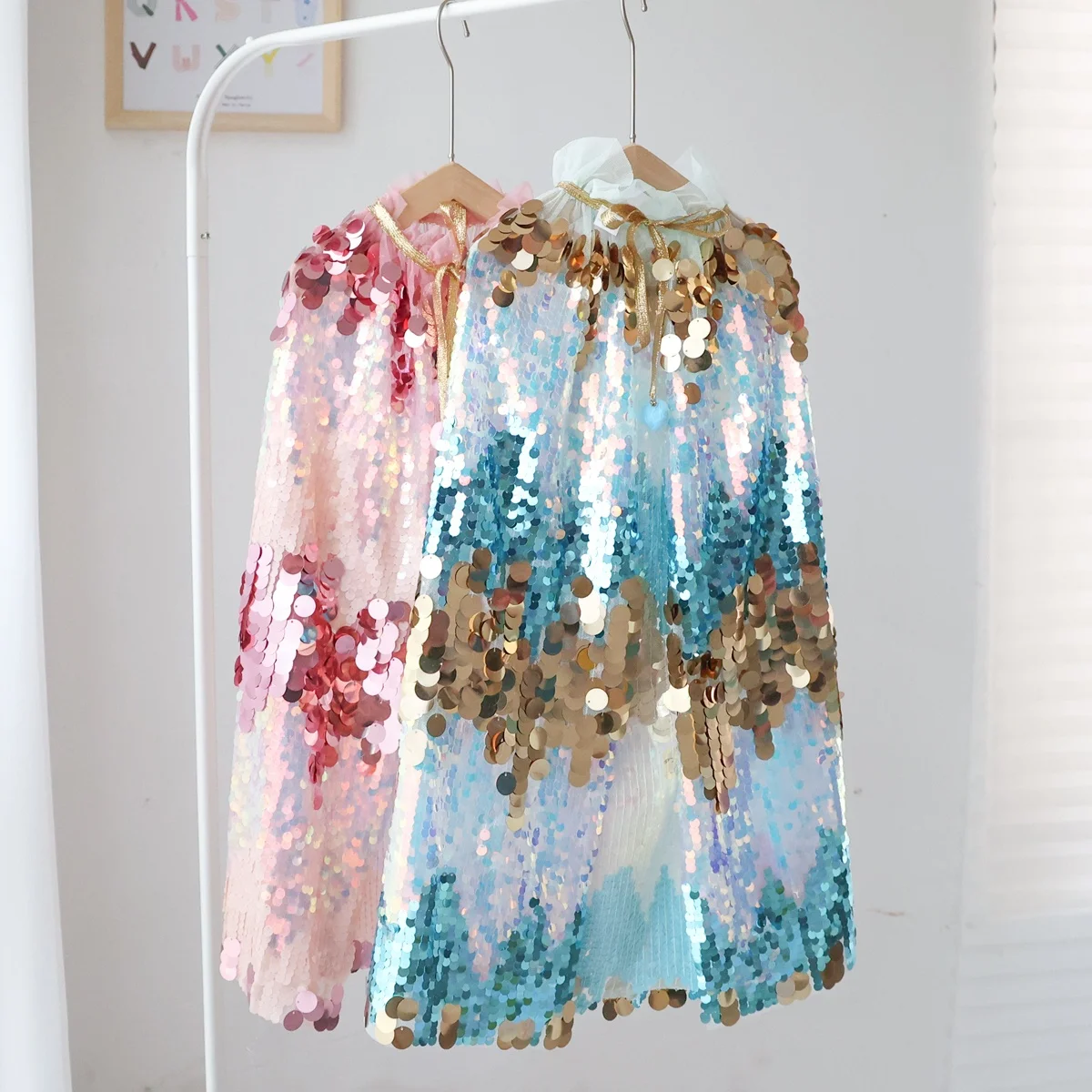 Детская фатиновая накидка с блестками Boutique Kids одежда для вечеринки девочек платье на день рождения детская фэнтезийная принцессы