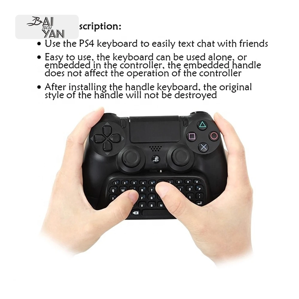  Беспроводная портативная игровая мини-клавиатура для PS4 панель чата клавиатура сообщений джойстик 2 4G PS2 PS3 Xbox one контроллер