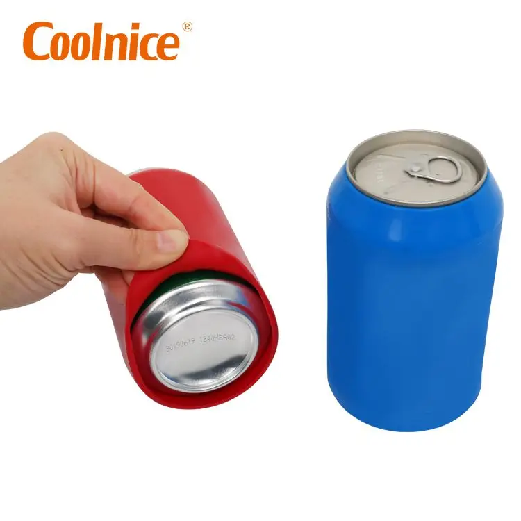 Silicone Beverage Bottle Protection Sleeves Customized Hide Your Beer Can Covers
