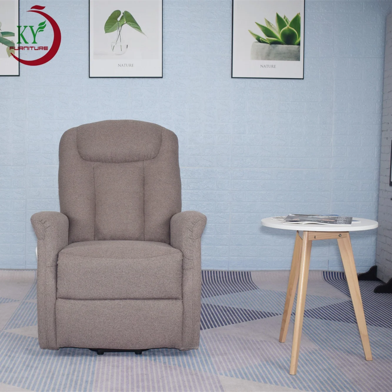 Роскошная кожаная мебель JKY ZOY для домашнего кинотеатра, электрический массажный подъемник для гостиной, подъемное кресло с откидывающейся спинкой