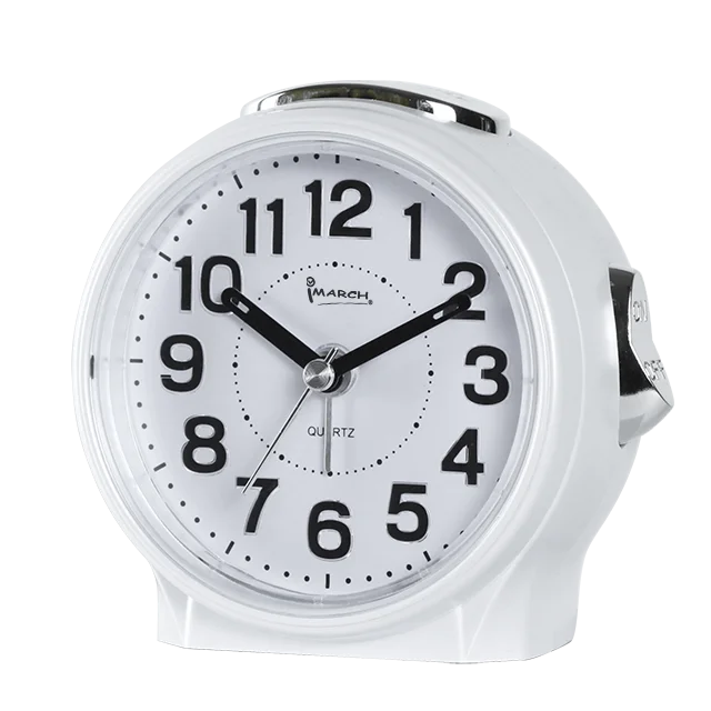 iMSH BB09604  Quartz analog clock table LED backlight alarm clocks wecker despertador bedside LED custom analogue alarm clock