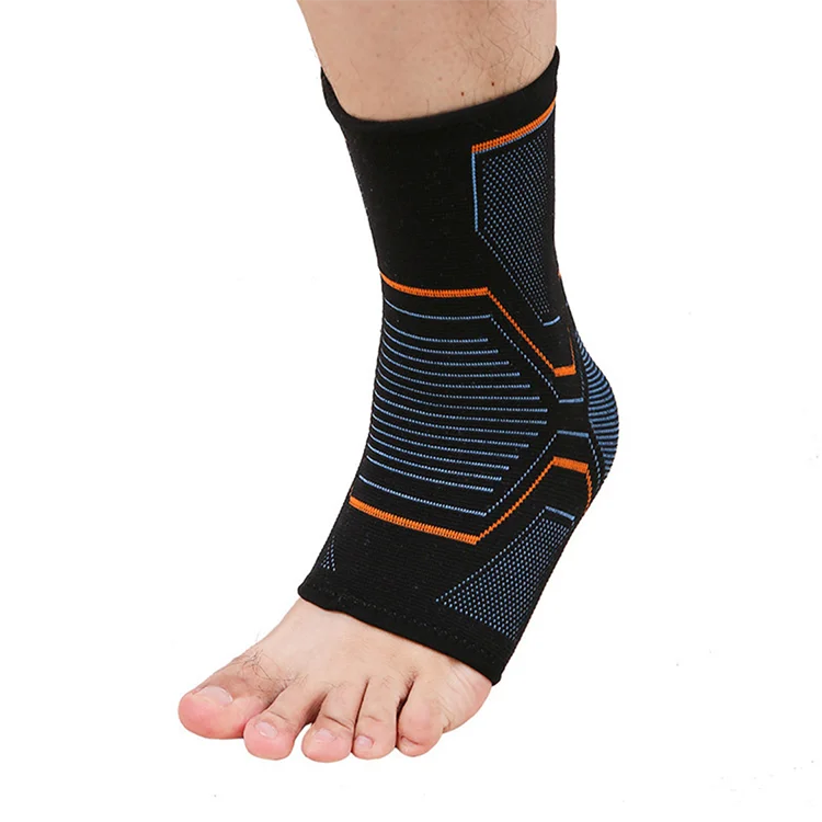 Amazon Nylon Stretch Pressure Sports Ankle Protection Basketball Running breathable ankle protection socks,ankle brace support