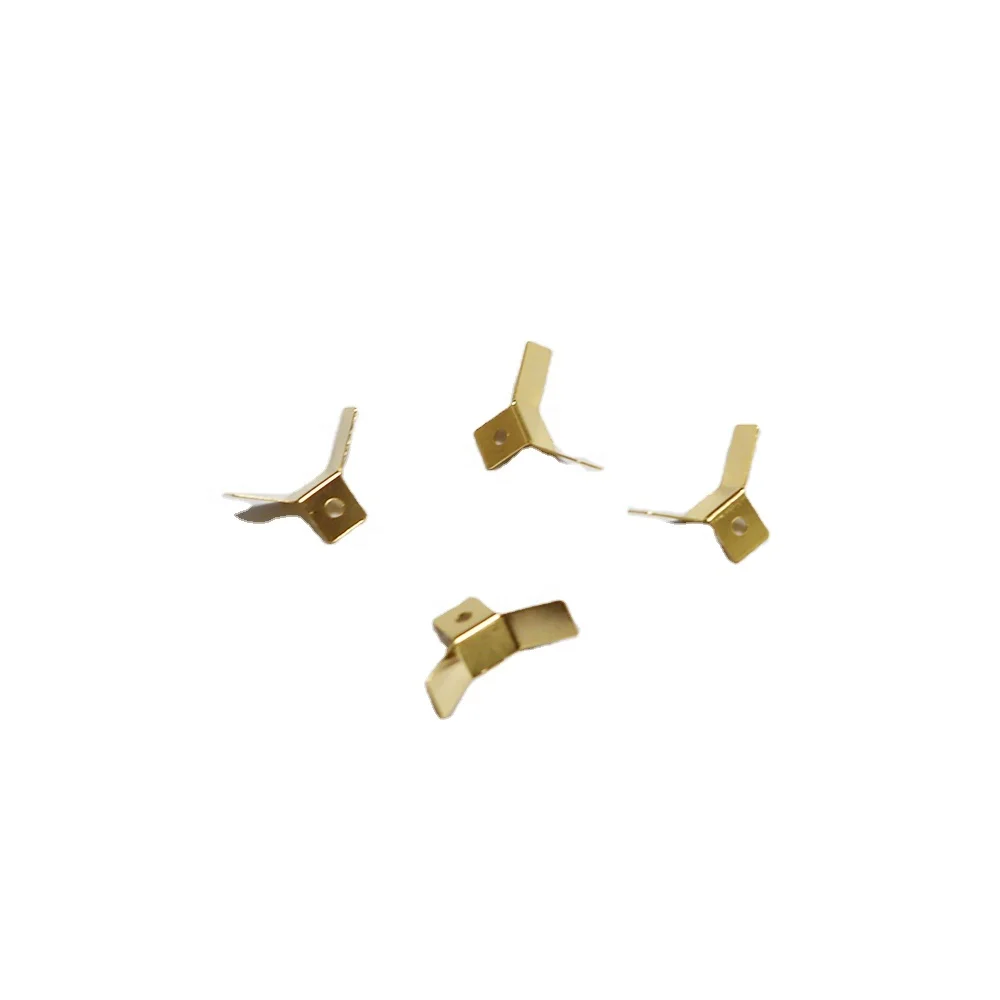 CR2032 battery holder phosphor bronze metal gold plating finish battery holder 2032