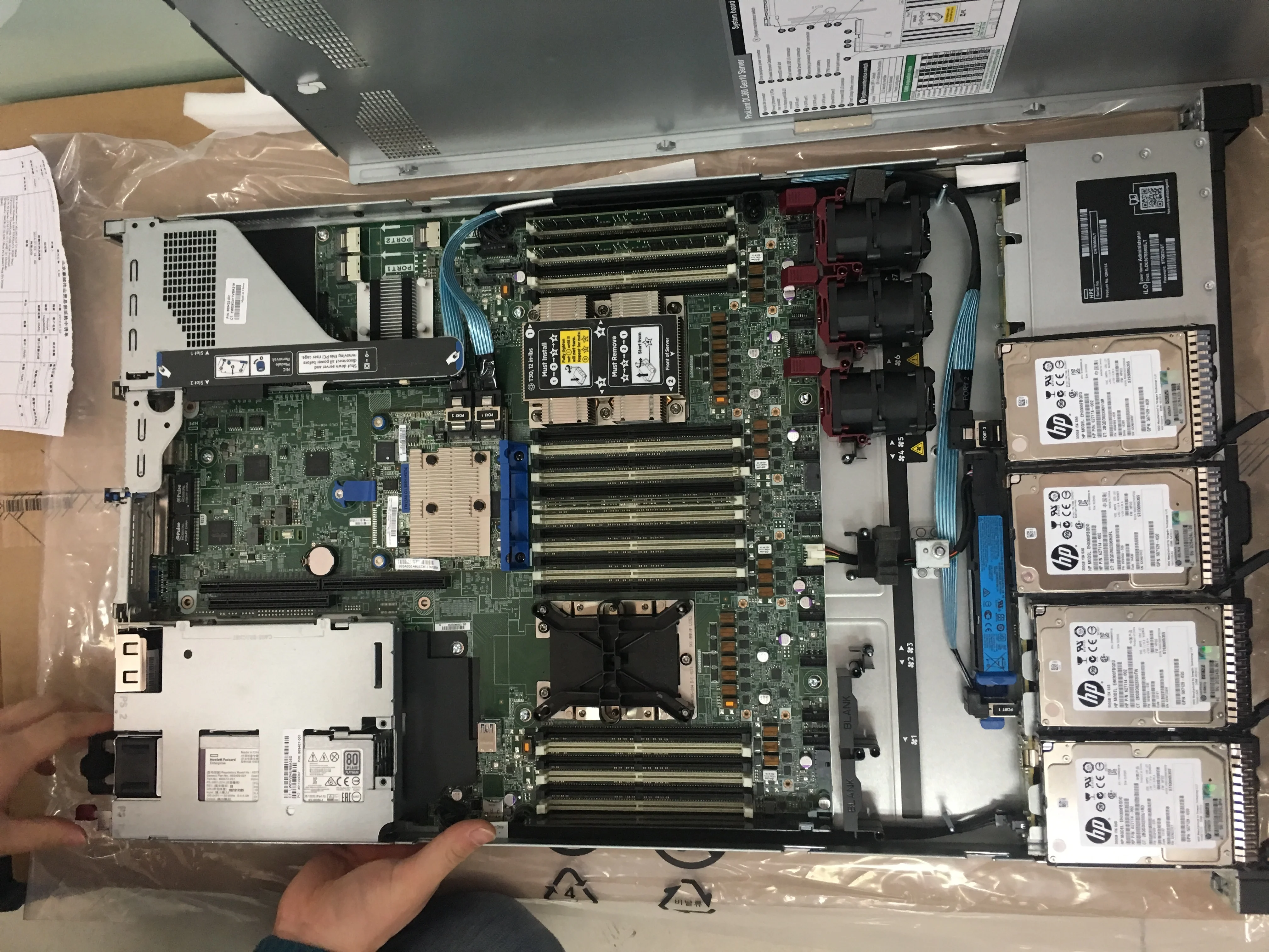 2023 Новый HPE ProLiant DL360 Gen10 Plus Intel Xeon Sliver 4310 1U стойки сервера