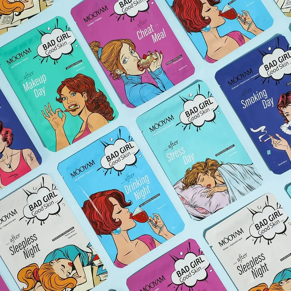 Private Label Beauty Face Maskss Beauty Hydrating Mascarillasl Facial Mask Sheet Korean Skin Care Moisturizing Face Mask