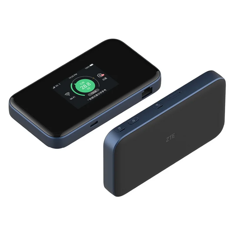 Unlocked ZTE MU5001 5G Outdoor Mobile Router NSA SA WiFi 6 Max 32 Users 1800Mbps 5G 4G LTE WiFi Router Sim Card Hotspot