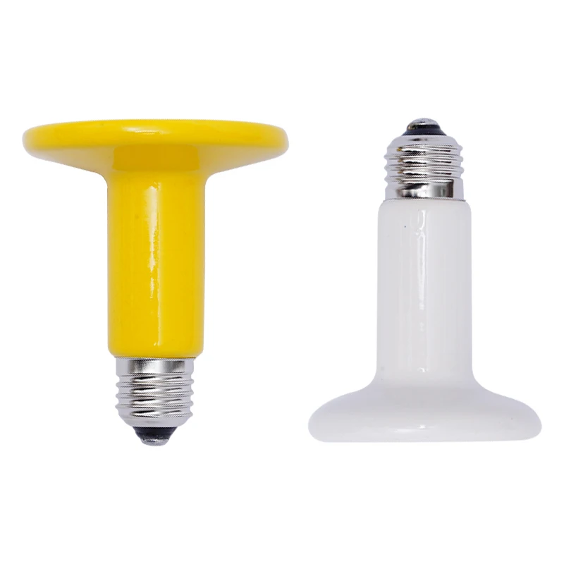 Wholesale Lizards heating lamp 25w/40w/60w/100w/150w Ceramic Heat Emitter Reptile Heat Lamp Bulb For Reptile