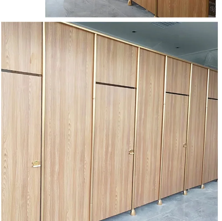 waterproof  moisture proof fire resistant modern toilet partition with  phenolic resin panel hpl
