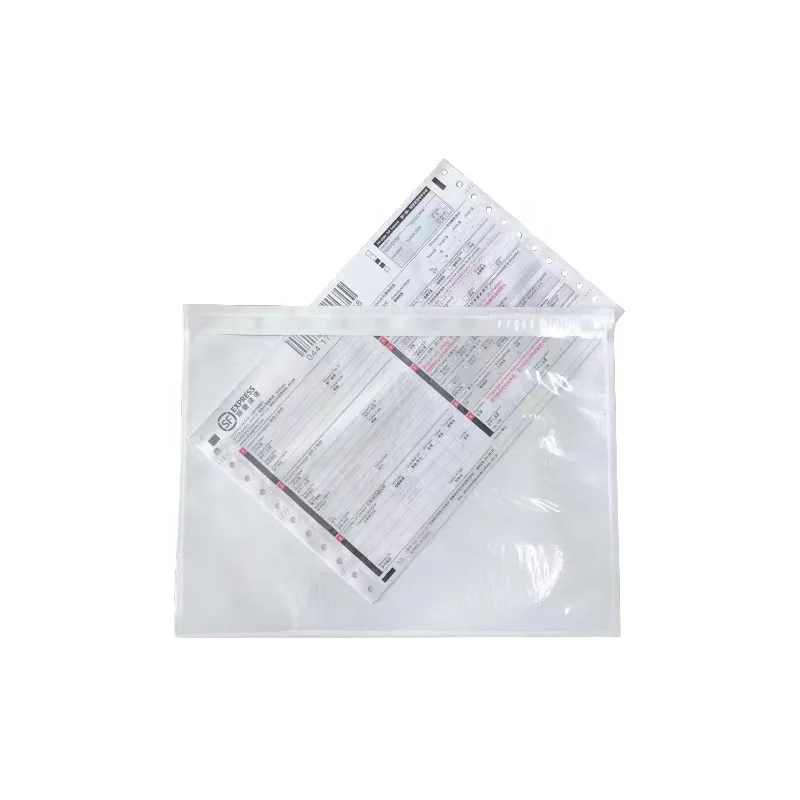 A4/A5/A6 Transparency Invoice Enclosed Self Adhesive Envelopes Self-adhesive Packing List Envelope Bag