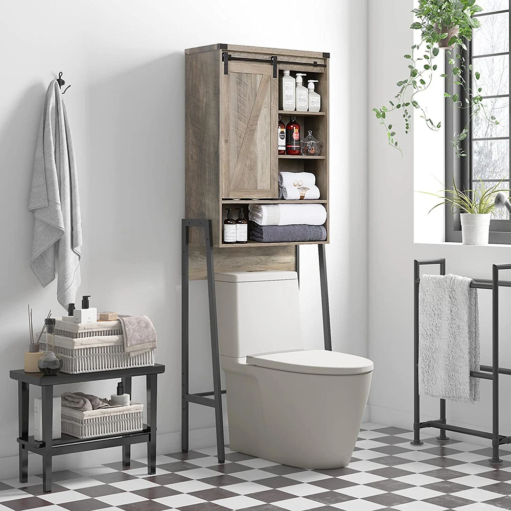 Bathroom Freestanding Space Saver Over The Toilet Bathroom Cabinet Over Toilet Organizer Toilet Stand Rack