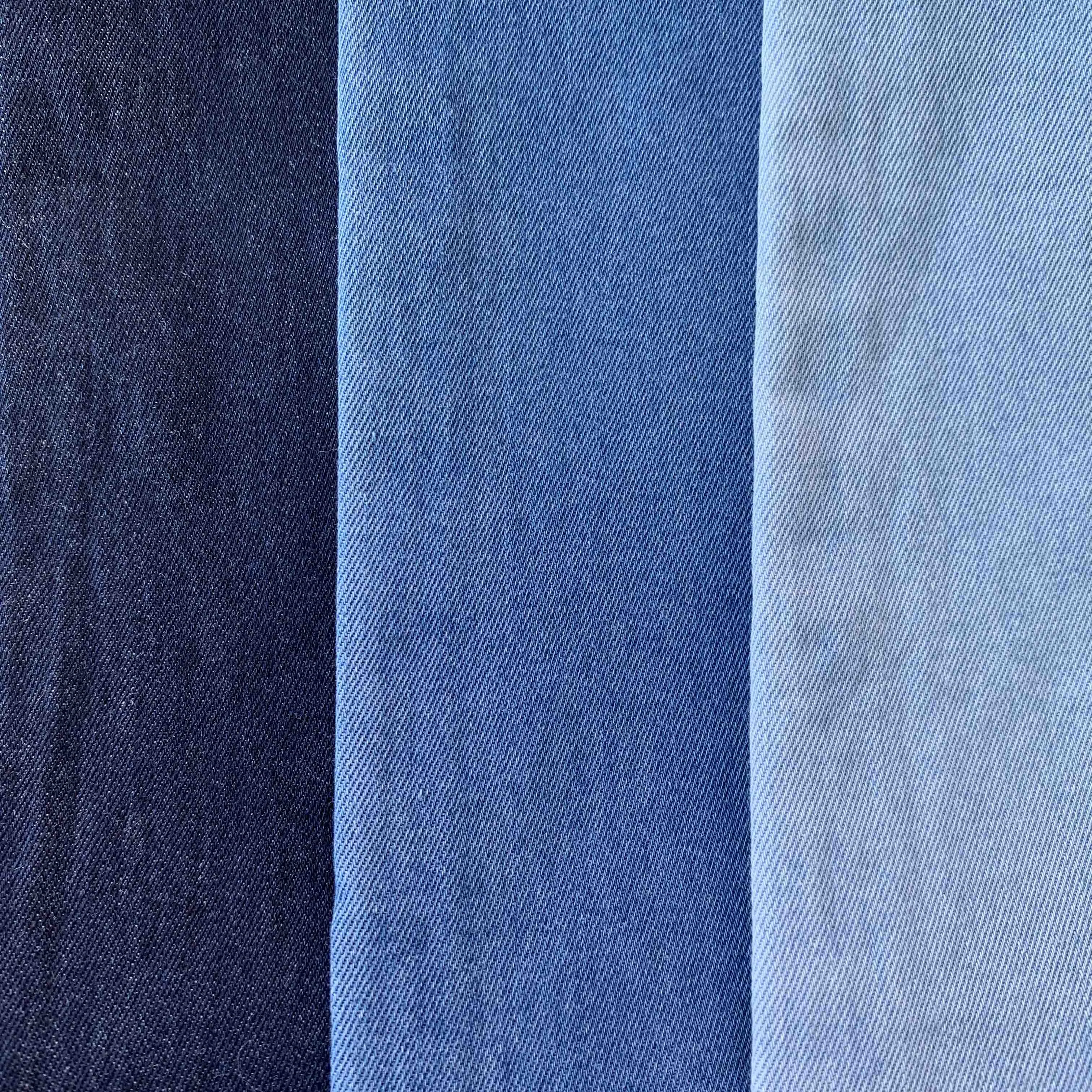 Синяя джинсовая ткань 5 унций в наличии 100% хлопок легкие женские блузки