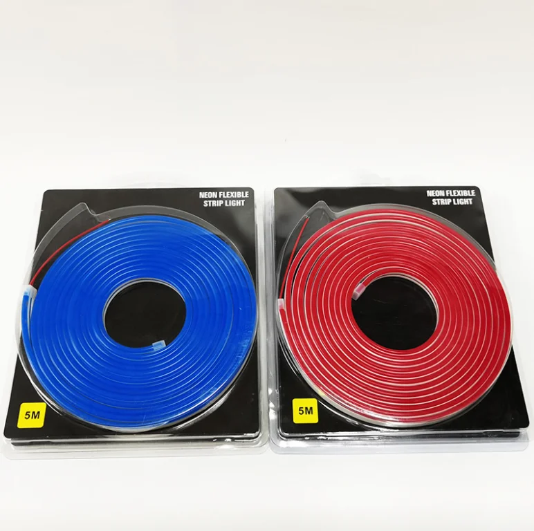 smd2835 12v 24v slim silicone IP67 waterproof flexible led strip 6mm 8mm led flex neon