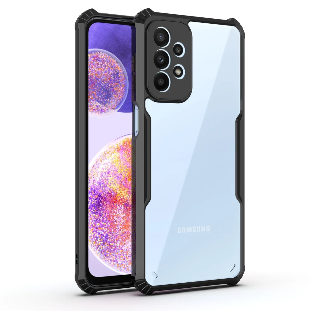 Wholesale fashion hard transparent Acrylic Shockproof Back Cover For Samsung Galaxy A13 A23 A33 A53 A73 case cover