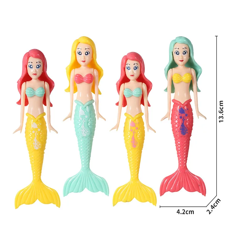Swimming Pool Diving Equipment Toys 4 Pack Diving Torpedo Shark Pool Toy Lightweight Holiday Pool Diving Toys