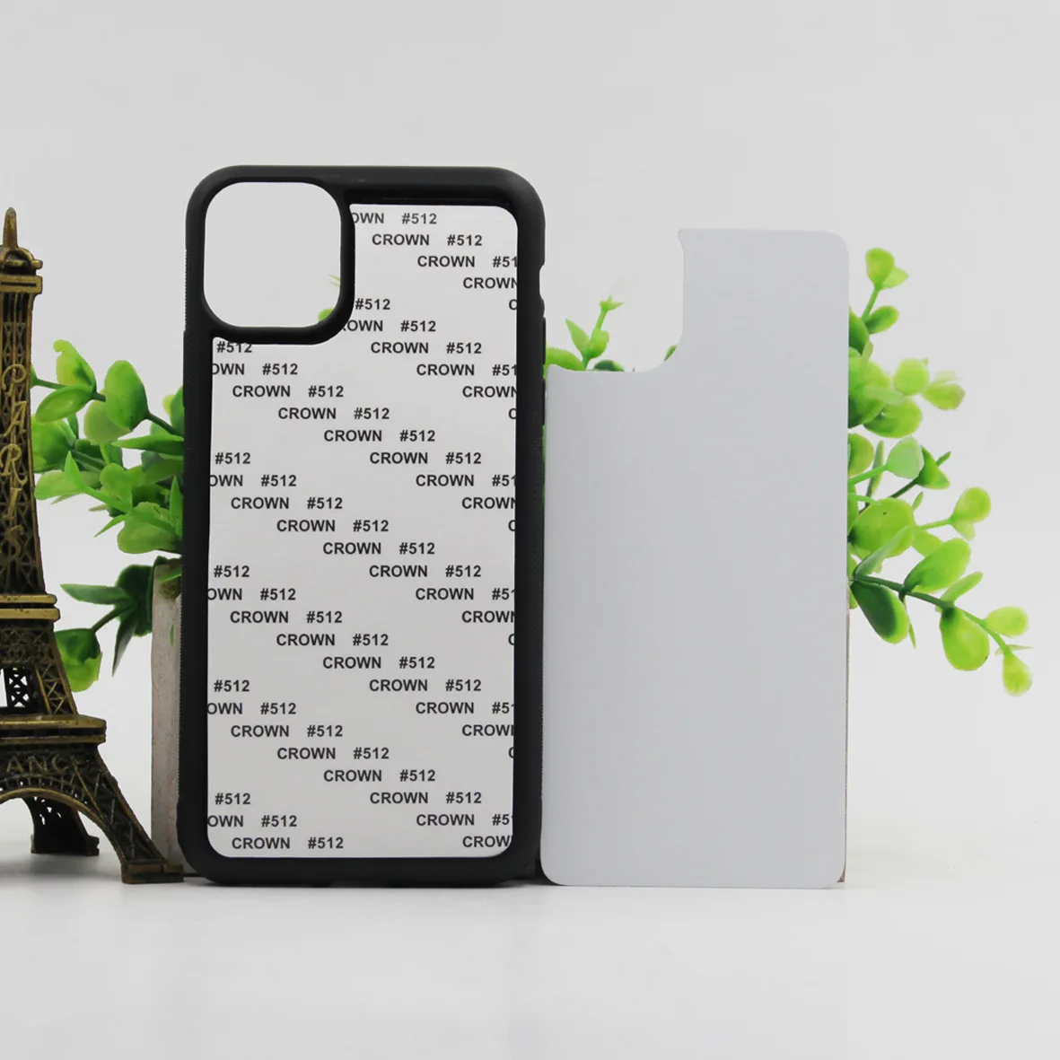 Aluminum Sheet Tpu Pc Blank 2 In 1 Sublimation 2D Case For Iphone 11 Pro Max