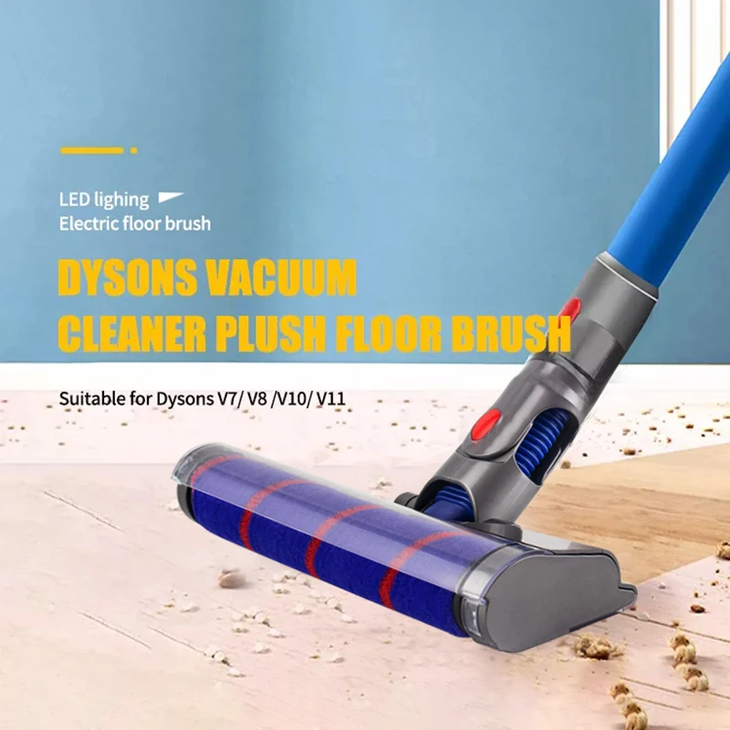 Factory Price Replacement Soft Roller Brush Head Spare Parts for Dysons V7 V8 V10 V11 Animal Cordless Vacuum Cleaner Accessories