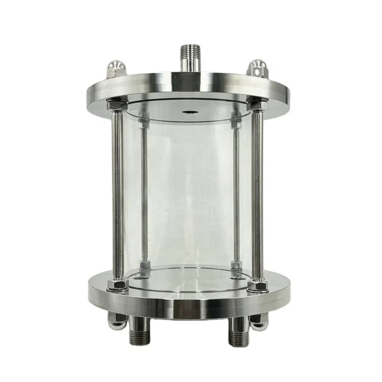 customized Sight Glass 4inch Straight Pipe Inline Tubular Sight Glass Sanitary Stainless Steel 304 316