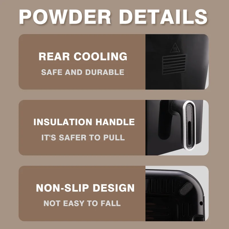 JMK Hot Sale Air Fryer For Household In Kitchen High Power and Large Capacity With  Double Knob Of Temperature Control