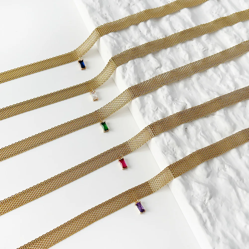 2023 European and American Stainless Steel Necklace Personality Name Letter JESUS Cross Jewelry Believer Religious Necklace