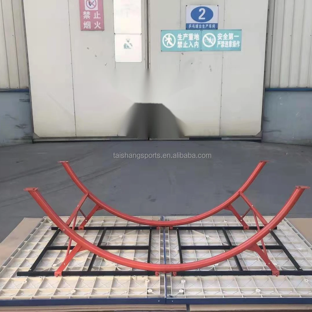 Wholesale factory hot sell rainbow style outdoor entertainment SMC table tennis table