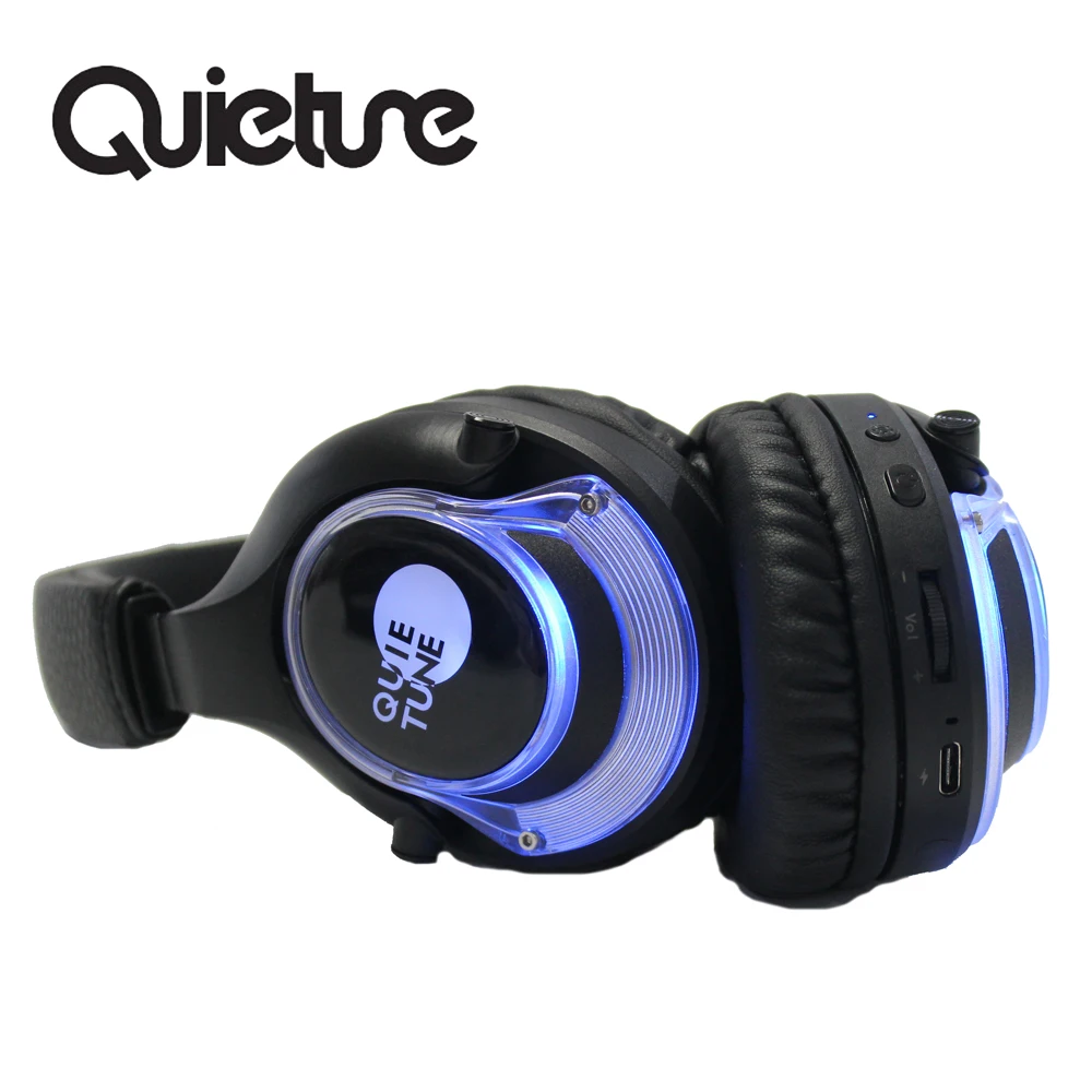 Entertainment Equipment Silent Disco Headphones F49HIFI for Parties with 3 or more Channels within 500m Control Range