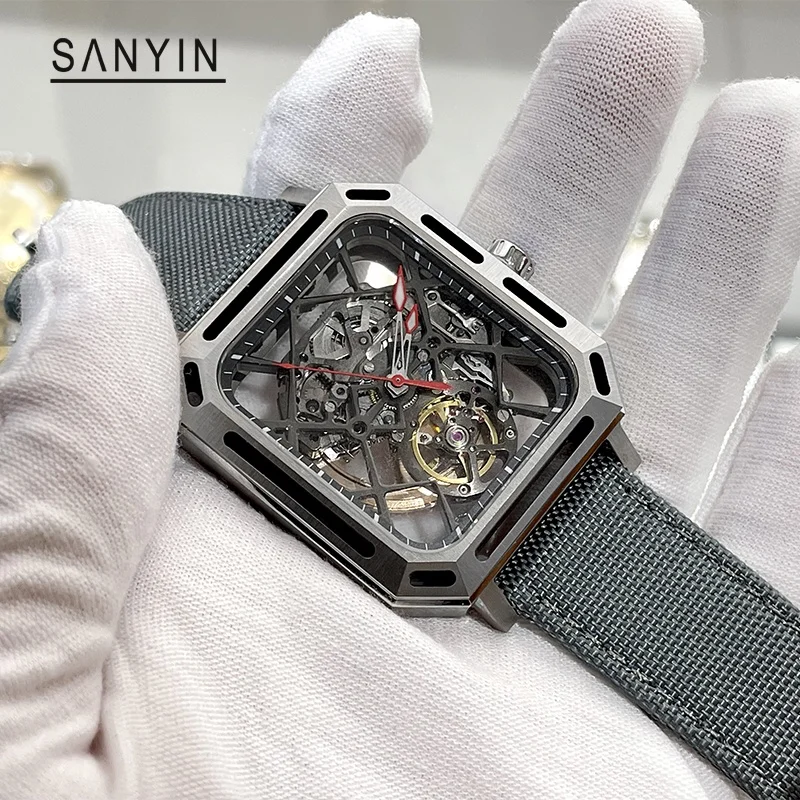 RTS SANYIN новые самозаводские светящиеся роскошные часы для дайвинга Relogio мужчин Montre Relojs Автоматические наручные механические