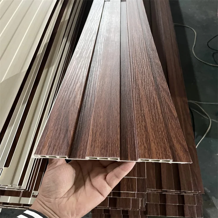 Factory Price Wpc Wood Interior Decoration Fluted Great Wall Panels Decorative Wood Alternative Wpc Wall Panel