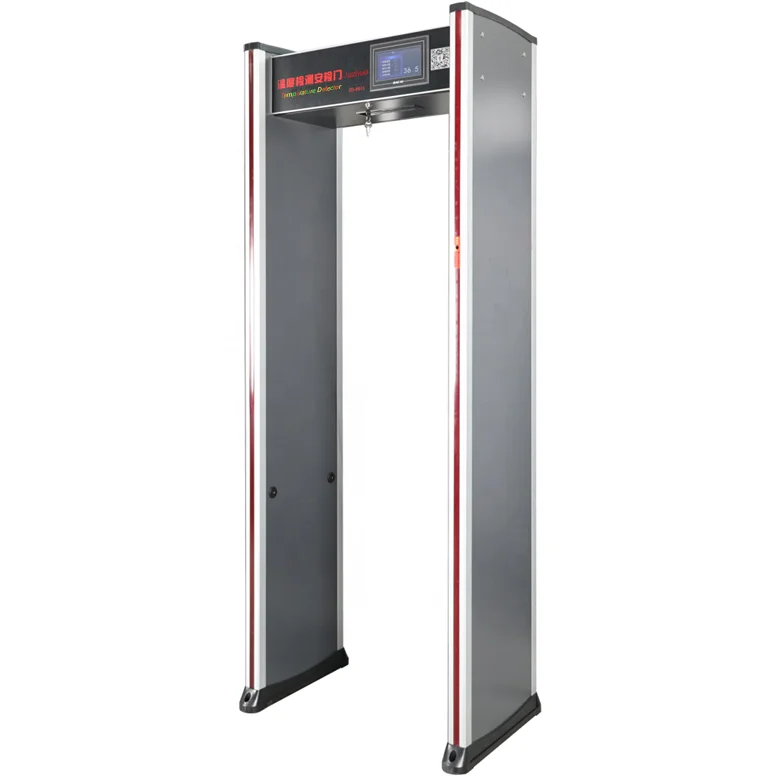 LCD display full body temperature scanner door frame metal detector JZD-1