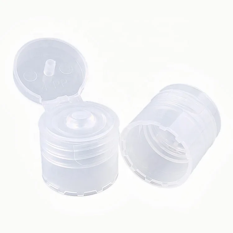 20/410 24/410 28/410 White Black Clear Plastic Shampoo Gel Bottle Cap Flip top cap