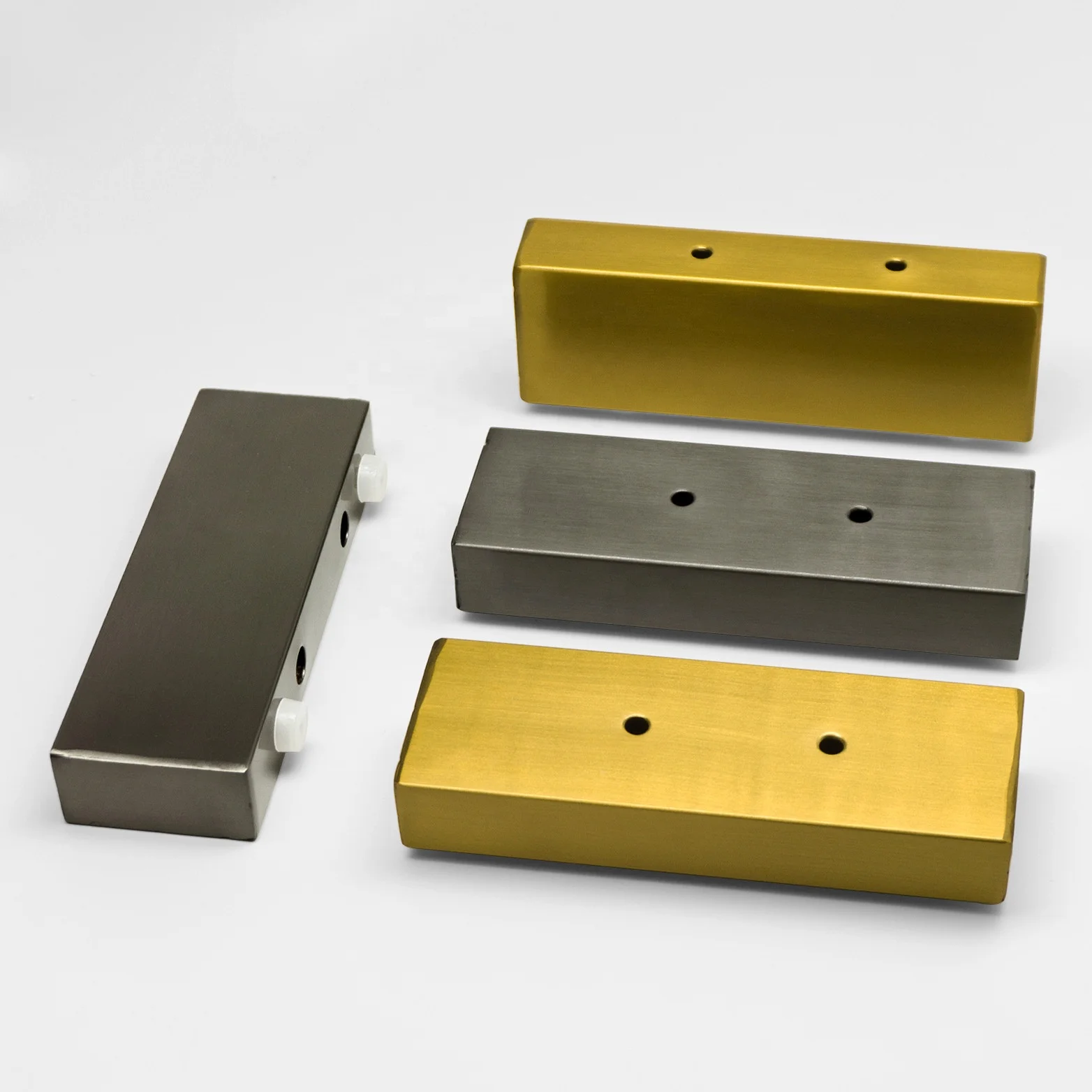 Sofa Legs 1 2 Inch Stainless Steel Tapered Decoration Support Hardware Gold Brass Furniture Feet Cabinet Metal Sofa Bed Legs