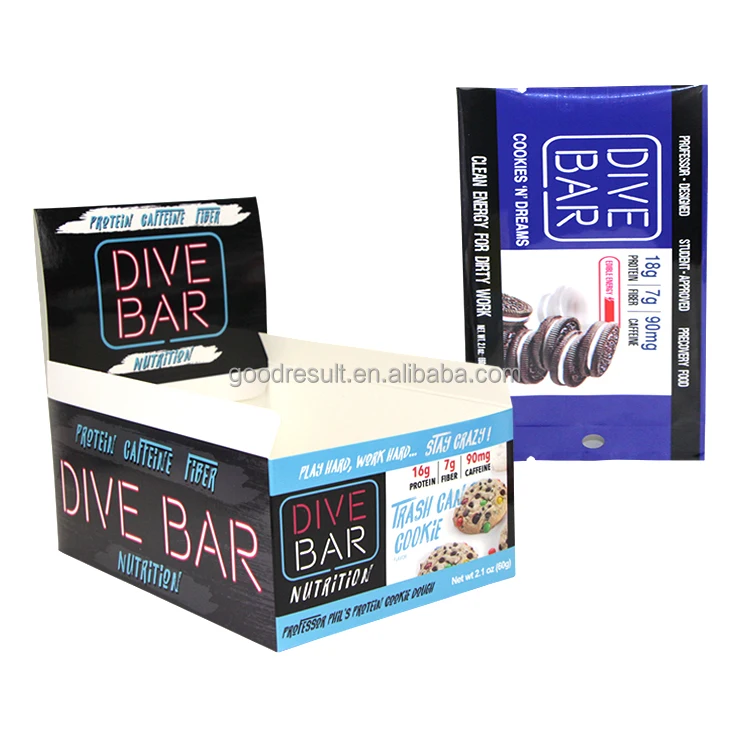 
Индивидуальная печатная белая картонная коробка для демонстрации бумажных контейнеров для пакетиков кофейных порошков, капсул для пилюль, сахара, закусок 