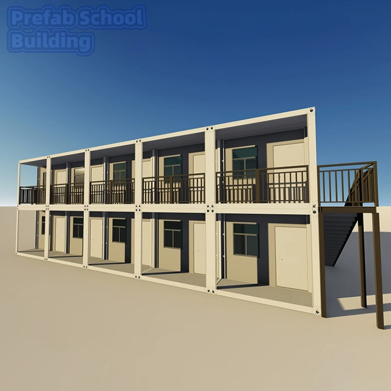 Уличные по низкой цене штабелируемые экологически чистые сборные дома школьные здания