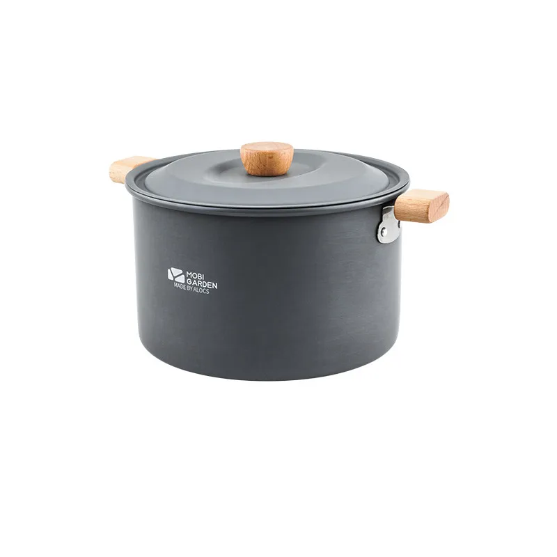 MOBI GARDEN other camping & hiking products Outdoor Aluminum Cooking Camping Pot 3.5L