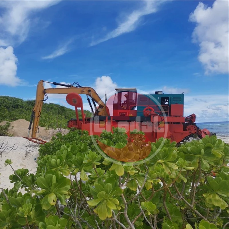 Hot Sale Small Sand Dredger River Dredging Machine Amphibious Multifunction Dredger